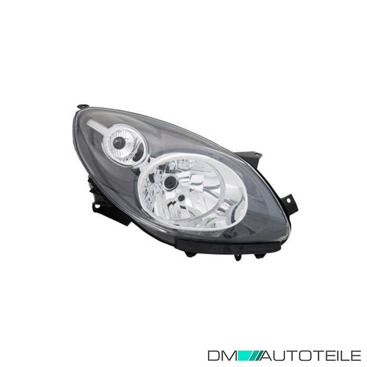 Hauptscheinwerfer rechts H4 mit Motor passt für Renault Twingo II 07-12