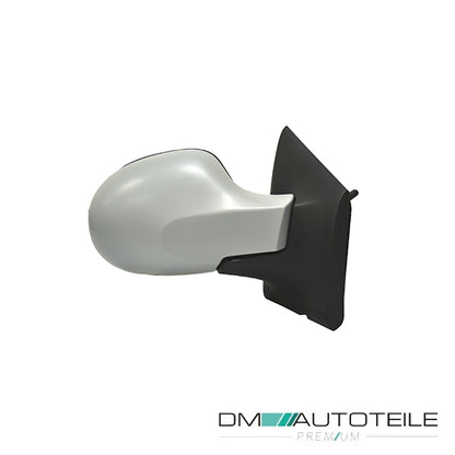 Außenspiegel rechts kpl. grundiert mech. passt für Renault Twingo II