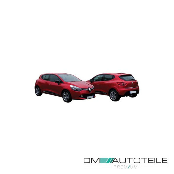 Stoßstange hinten grundiert ohne PDC passt für Renault Clio IV 12-19