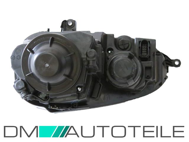 Scheinwerfer Set Schwarz +4x H7 Birnen H7/H7 passt für VW Golf 5 GTI