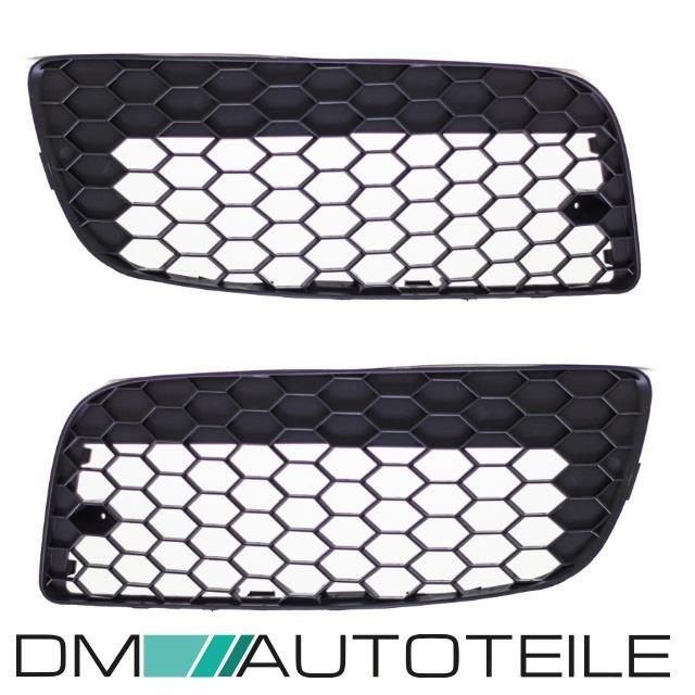 Stoßstange Vorne Kühlergrill Wabengrill Schwarz Gitterset CLEAN für VW Golf 5