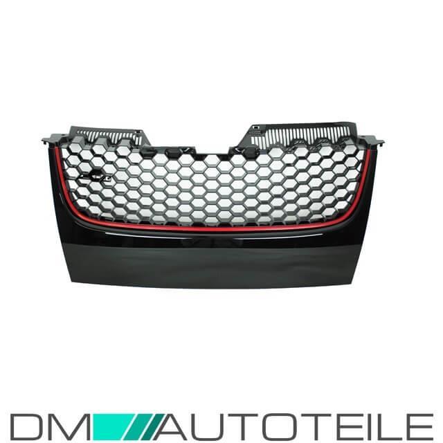 Stoßstange Vorne Kühlergrill Wabengrill Schwarz Gitterset CLEAN für VW Golf 5