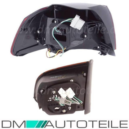 LED Rückleuchten Heckleuchten Set Rot Weiß passt für VW Golf 6 GTI ohne LED