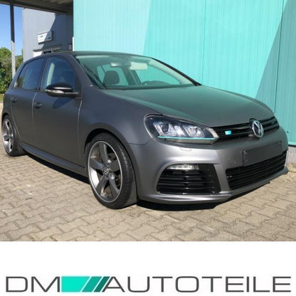 Stoßstange vorne + LED Tagfahrlicht Look Kühlergrill passt für VW Golf 6 nicht R
