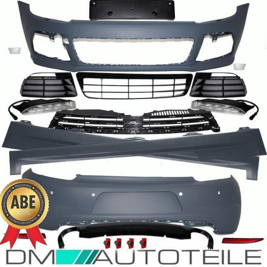 Bodykit Stoßstange Front Seite Heck TFL LED Look + ABE passt für VW Scirocco 137