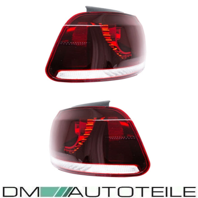 Original VW LED Rückleuchten SET für VW Golf 5 V in Kirschrot Rot / Schwarz  