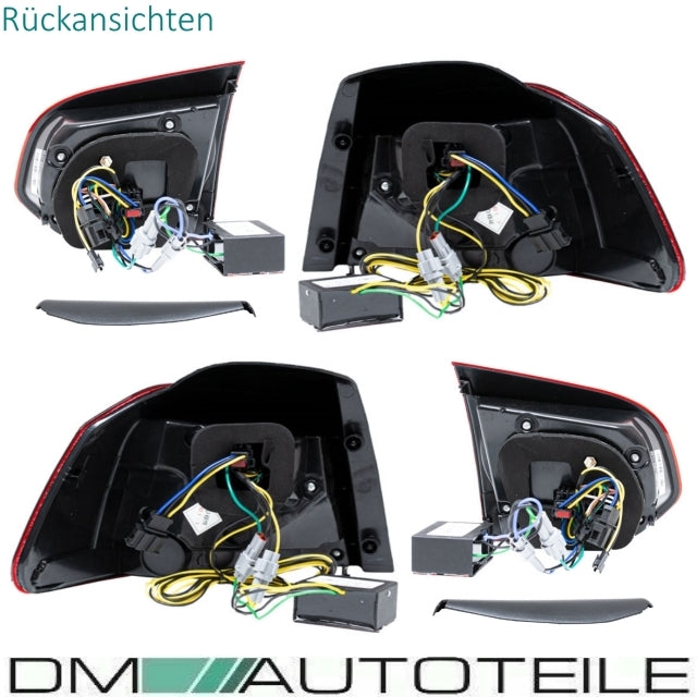 LED Rückleuchten 08-12 dynamische Blinker Laufblinker Rot Weiß passt für Golf 6