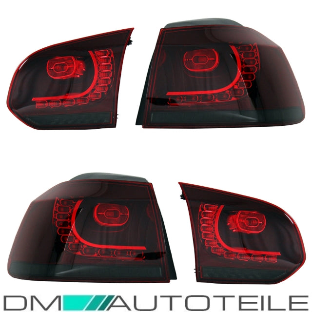 LED Rückleuchten 08-12 dynamische Blinker Laufblinker Kirschrot passt für Golf 6