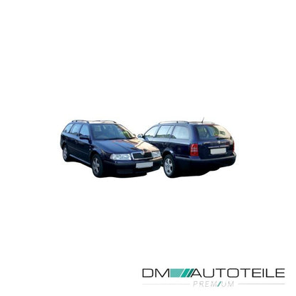Stoßstange hinten glatt schwarz passt für Skoda Octavia I Limousine bj 00-04