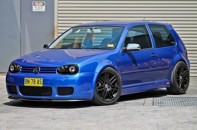 Scheinwerfer Angel Eyes Schwarz DEPO passt für VW Golf 4 ab 1997-2006