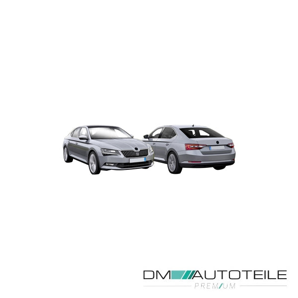 Stoßstange vorne schwarz passt für Skoda Superb III 3V ab 03/2015