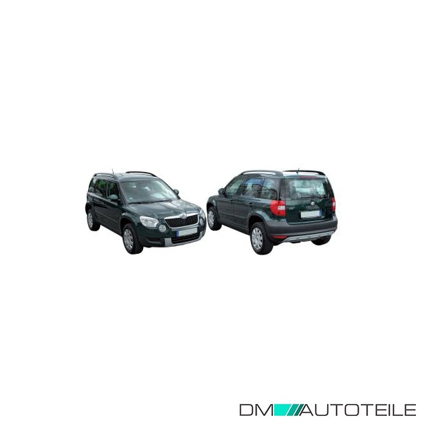 Stoßstange vorne glatt schwarz passt für Skoda Yeti typ 5L bj 10-13