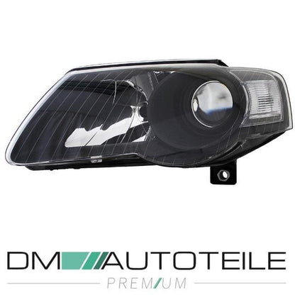 Scheinwerfer SET Klarglas Schwarz H7/H7 passt für VW Passat 3C ab 2005-2010