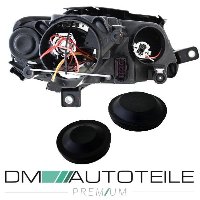 Scheinwerfer SET Klarglas Schwarz H7/H7 passt für VW Passat 3C ab 2005-2010