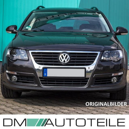 Scheinwerfer SET Klarglas Schwarz H7/H7 passt für VW Passat 3C ab 2005-2010