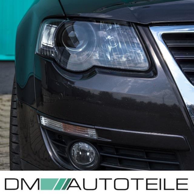 Scheinwerfer SET Klarglas Schwarz H7/H7 passt für VW Passat 3C ab 2005-2010