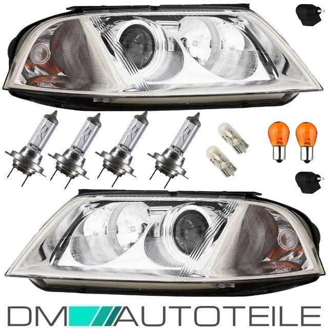 Set VW Passat 3BG Hella Scheinwerfer Rechts & Links Halogen H7/H7 00-05