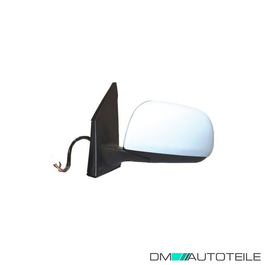 Außenspiegel links konvex grundiert elektr. schwarz passt für Toyota RAV 4 III
