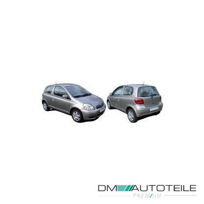 Stoßstange hinten grundiert oberes Teil passt für Toyota Yaris Facelift ab 03-05
