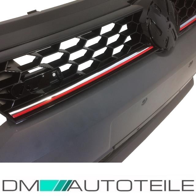 Stoßstange vorne + Grill Nebel SET + Spoiler passt für VW Polo 6R 6C FACELIFT