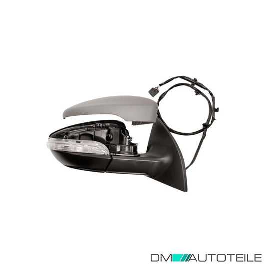 Außenspiegel rechts kpl. grundiert elektr. mit Blinklicht passt für VW Scirocco