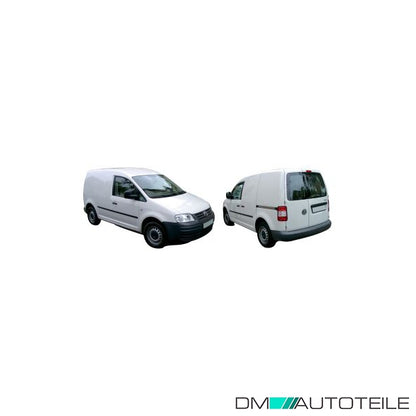 Stoßstange hinten PDC genarbt dunkelgrau +Halter passt für VW Caddy 2K III 03-10