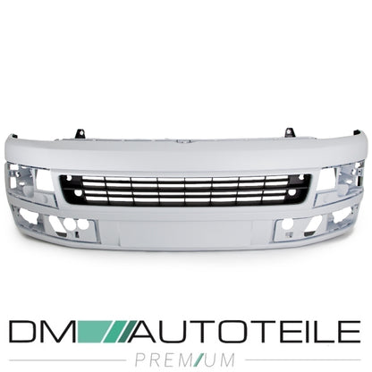 Stoßstange vorne grundiert+Gitter passt für VW Transporter T5 Facelift 09-15