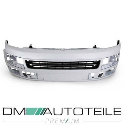 Stoßstange vorne grundiert+Gitter passt für VW Transporter T5 Facelift 09-15
