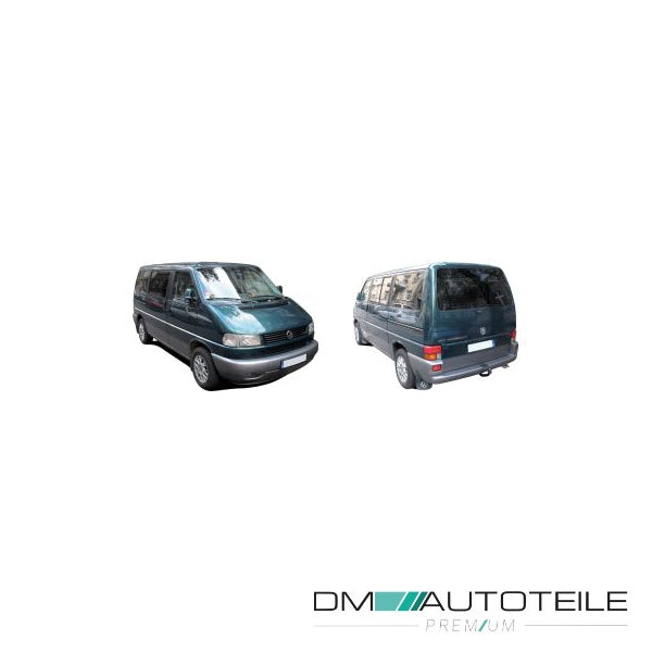 Stoßstange vorne schwarz langer Vorbau passt für VW Transporter T4 IV 96-03