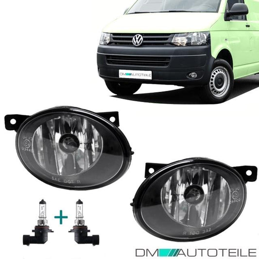 Nebelscheinwerfer SET Chrom Klarglas HB4 passt für VW T5 Multivan Facelift 09-15