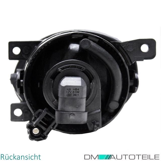 Nebelscheinwerfer SET Chrom Klarglas HB4 passt für VW T5 Multivan Facelift 09-15