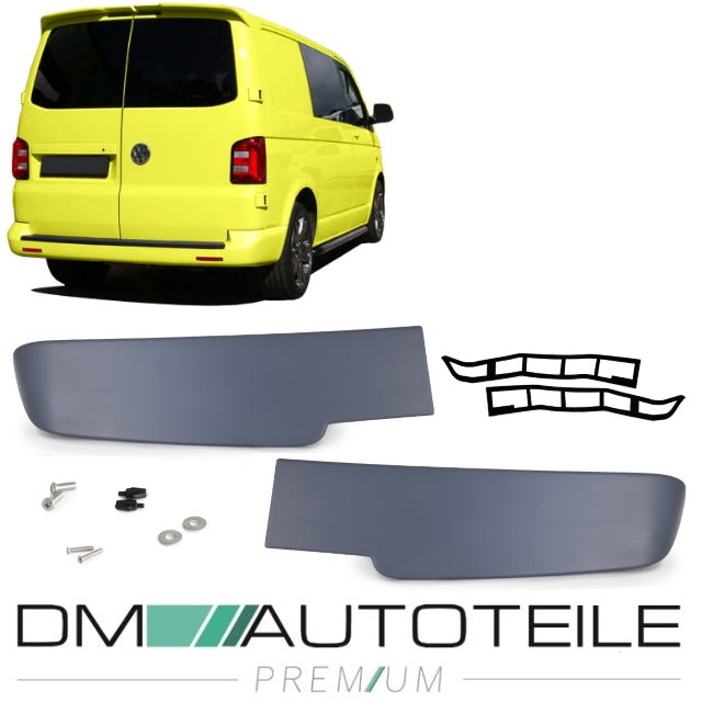 Dachspoiler Heckklappen Heckspoiler grundiert passt für VW T5 / T6 Transporter mit Flügeltüren 2003-2020