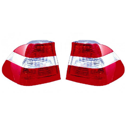 Depo / TYC Rückleuchte rot weiss SET passt für BMW 3er E46 Limousine 01-05