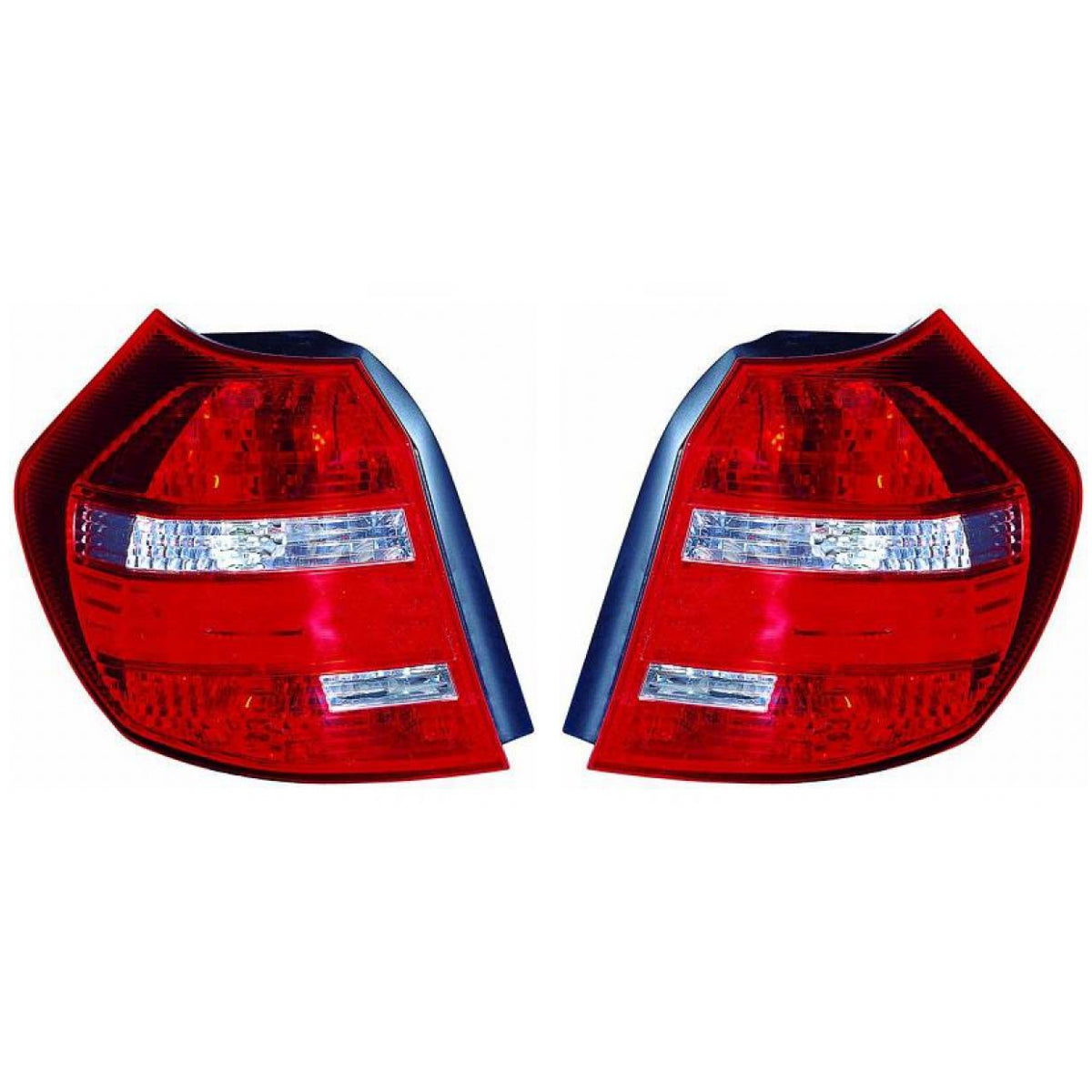 Depo TYC Rückleuchte SET rot weiss passt für BMW 1er E87 E81 Facelift 07-13