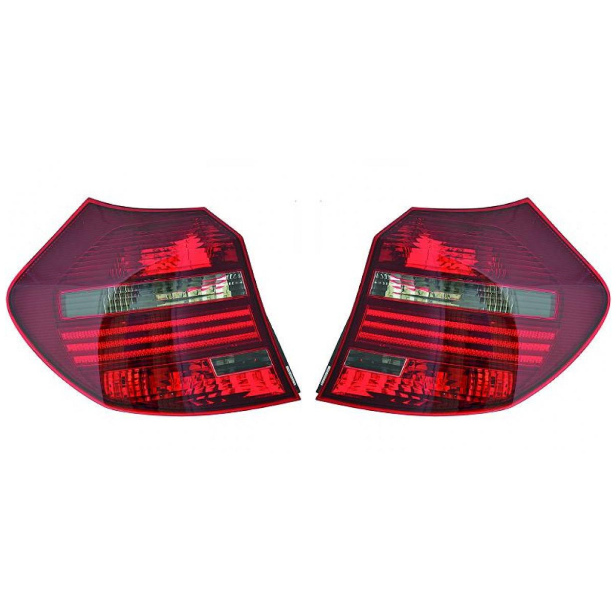 Depo TYC Rückleuchte SET rot grau passt für BMW 1er E87 E81 Facelift 07-13