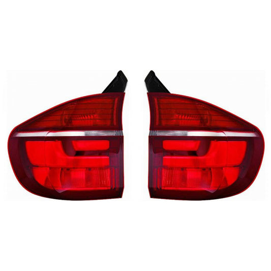 Depo / TYC Rückleuchte rot SET außen passt für BMW X5 E70 LCI ab 2010-2013