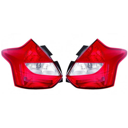 Depo / TYC Rückleuchte SET passt für Ford Focus III 5 Türer ab 2010-2014