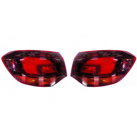 Depo / TYC Rückleuchte getönt SET passt für Opel Astra J Caravan P10 ab 09-15