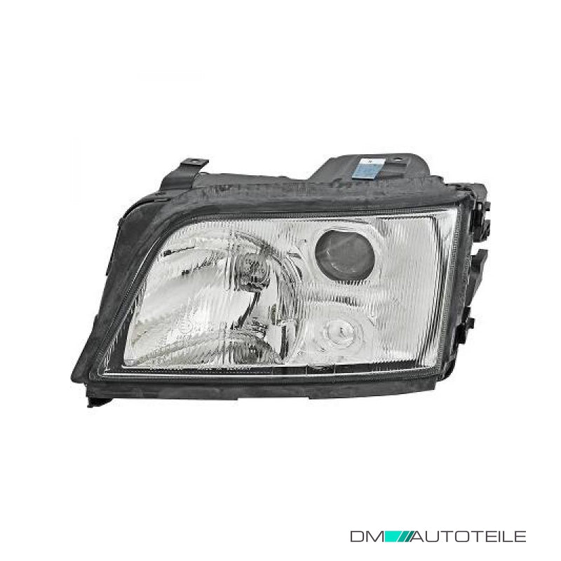 Hella Halogen H1/H1 DE Scheinwerfer links passt für Audi A6 (4A2/4A5) ab 94-97