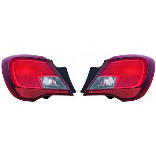 Depo / TYC Rückleuchte SET passt für Opel Corsa E X15 3 Türig ab 14-19