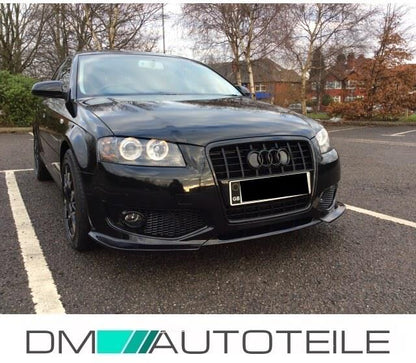 Stoßstange + Grill Chrom Schwarz + Nebel passt für Audi A3 8P ab 03-08 nicht S3