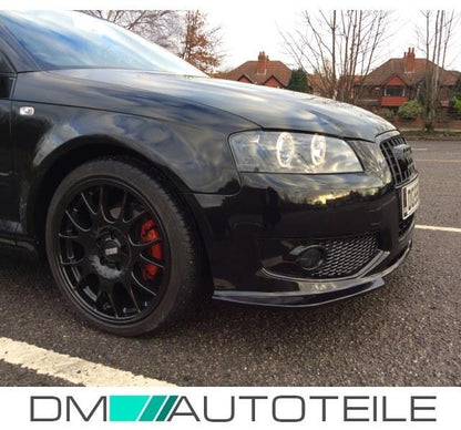 Stoßstange + Grill Chrom Schwarz + Nebel passt für Audi A3 8P ab 03-08 nicht S3