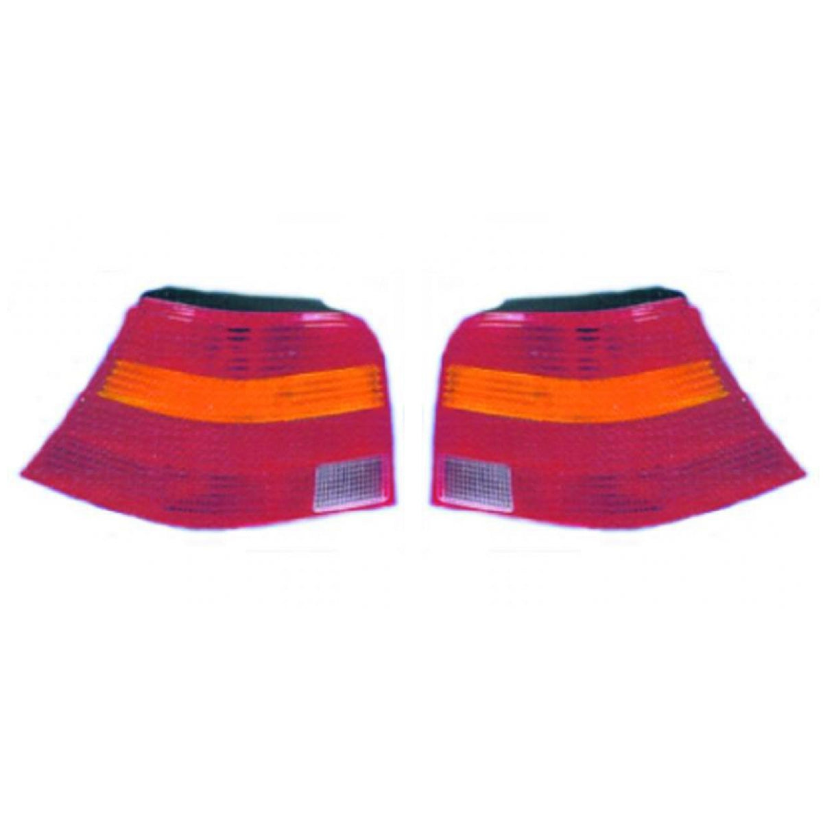 Depo / TYC Rückleuchte rot SET passt für VW Golf IV (1J1) ab Baujahr 97-03