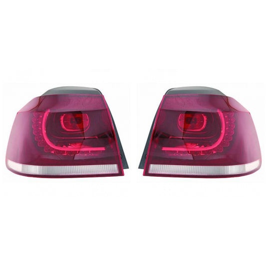 Depo / TYC LED weiß/rot Rückleuchte SET passt für VW Golf VI (5K1) ab 08-12