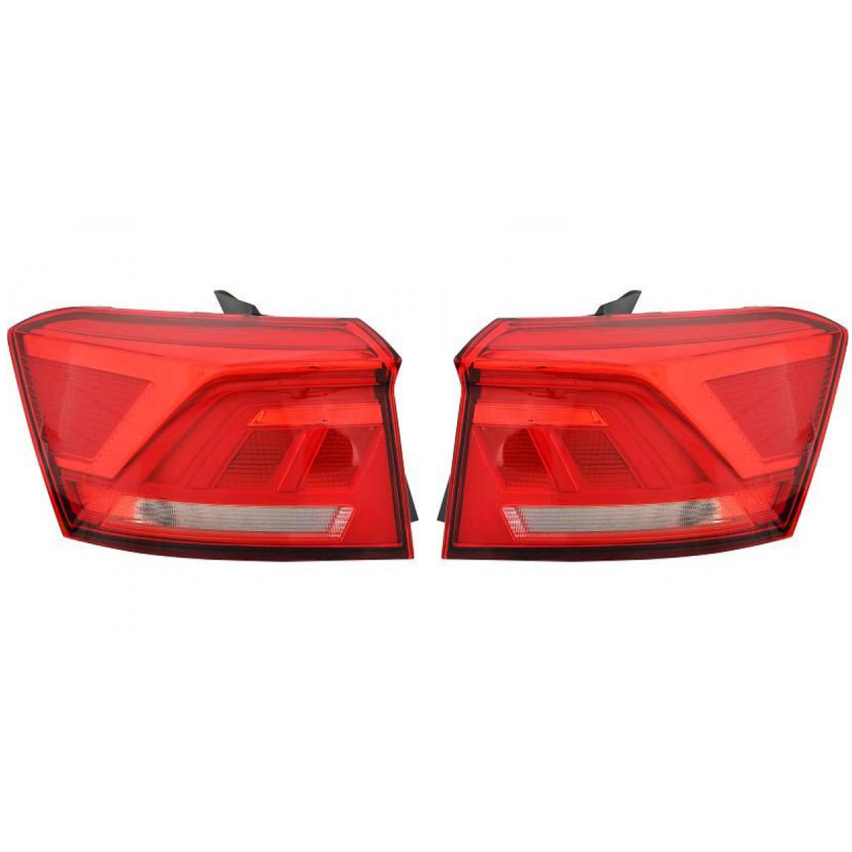 Rückleuchte Heckleuchte rot LED SET außen passt für VW T-ROC (A11) ab 2017