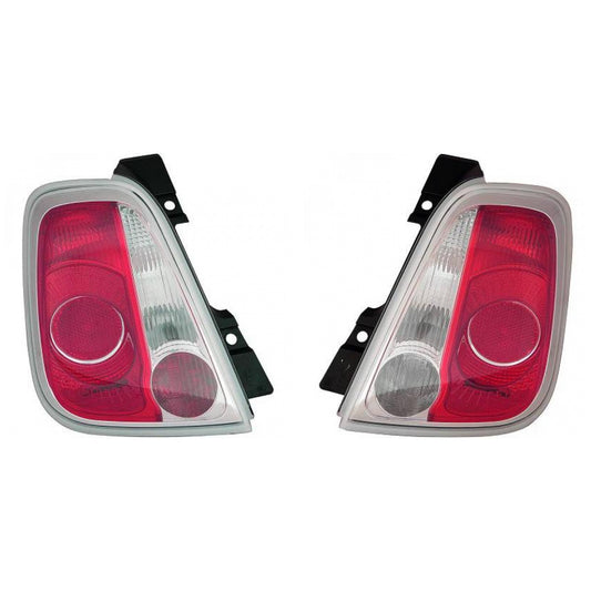 Depo / TYC Rückleuchte SET passt für Abarth + Fiat 500C (Cabrio 312) ab 15-20