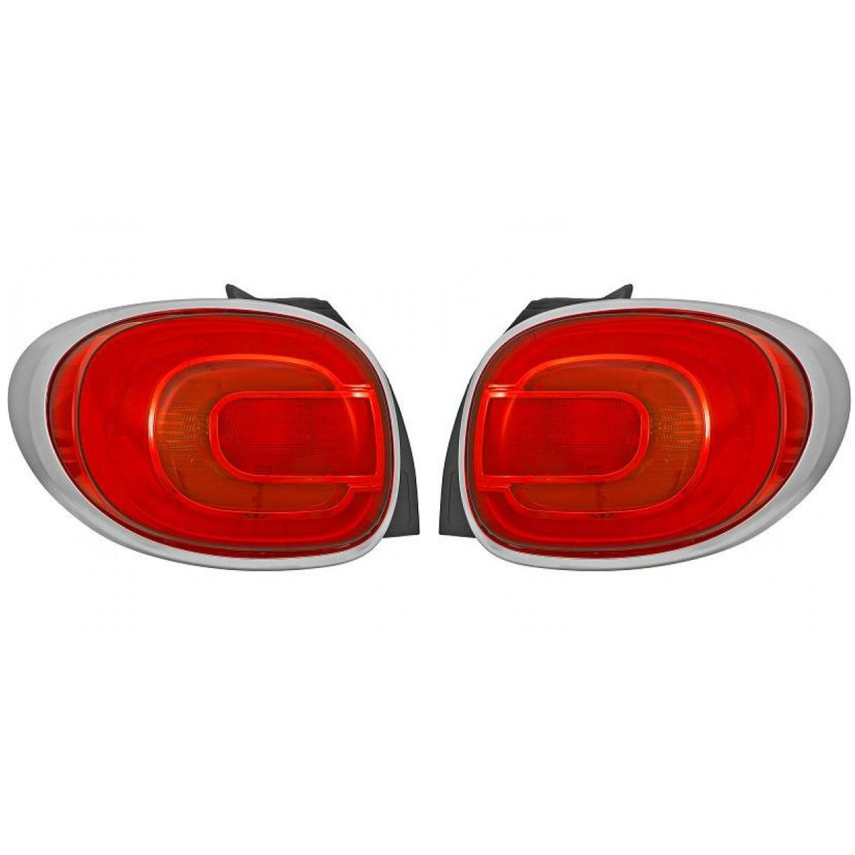 Depo / TYC Rückleuchte LED SET passt für Fiat 500L (nur Trakking) ab 12-17