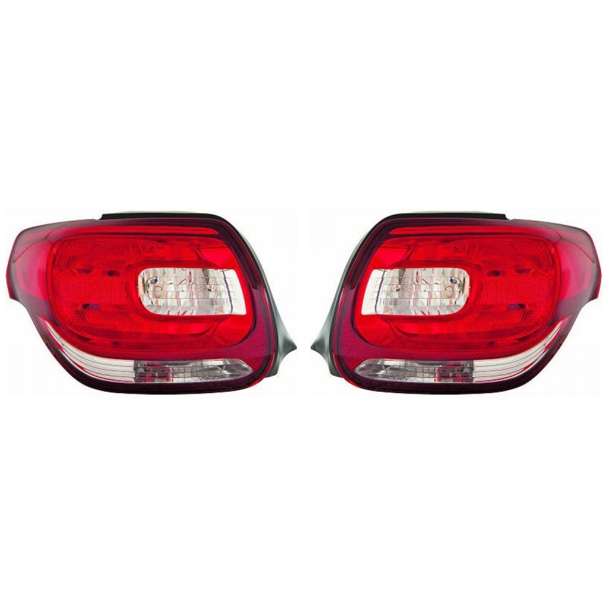 Depo / TYC Rückleuchte Heckleuchte SET passt für Citroen DS3 ab 2010-2016