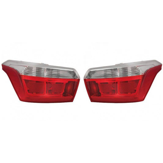 Original Depo / TYC Rückleuchte SET passt für Citroen C-ELYSEE (DD) ab 12-17