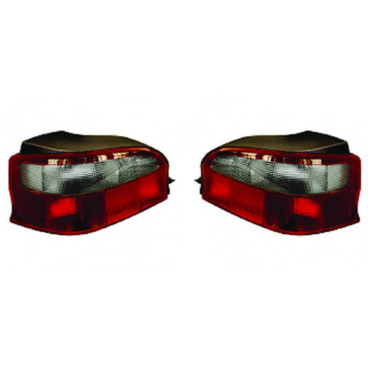 Depo / TYC Rückleuchte schwarz/rot SET passt für Citroen SAXO (S0) ab 96-99